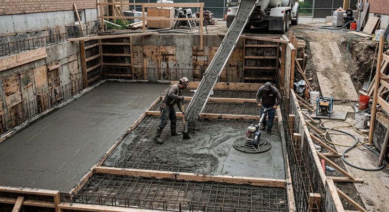 Basement Concrete Installation in Hawkinsville, GA