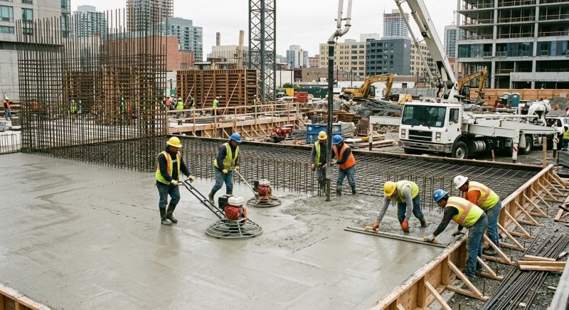 Commercial Slab Construction in Byron, GA