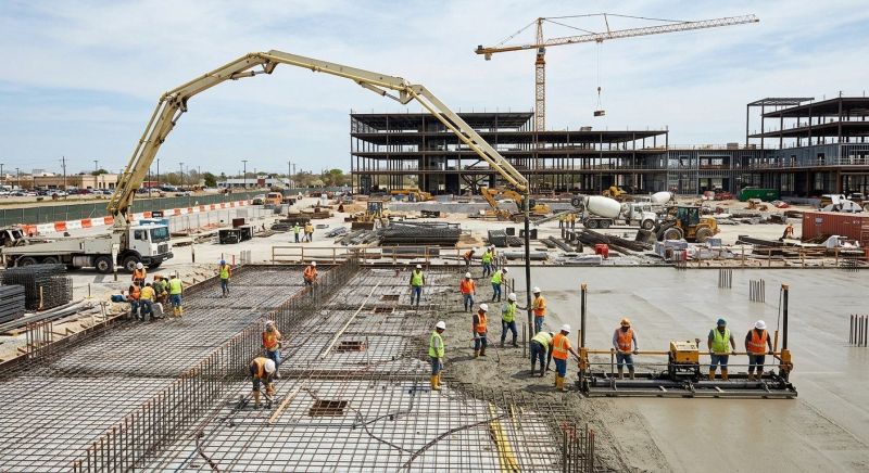 Commercial Slab Construction in Cochran, GA