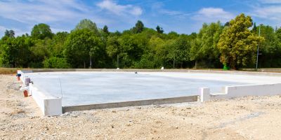 Commercial Slab Installation in Bonaire, GA