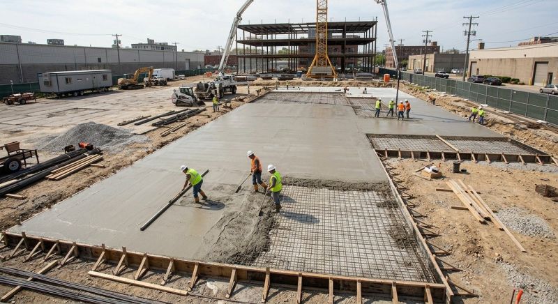 Commercial Slab Installation in Fort Valley, GA