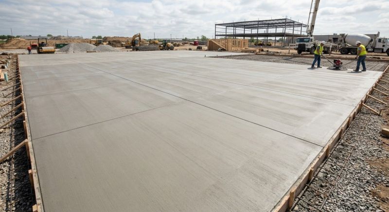 Commercial Slab Installation in Houston County, GA