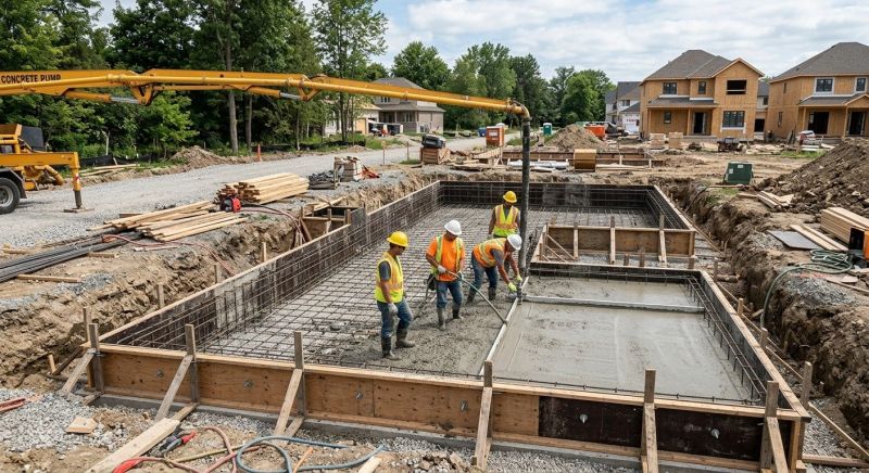 Concrete Foundation Installation in Bonaire, GA