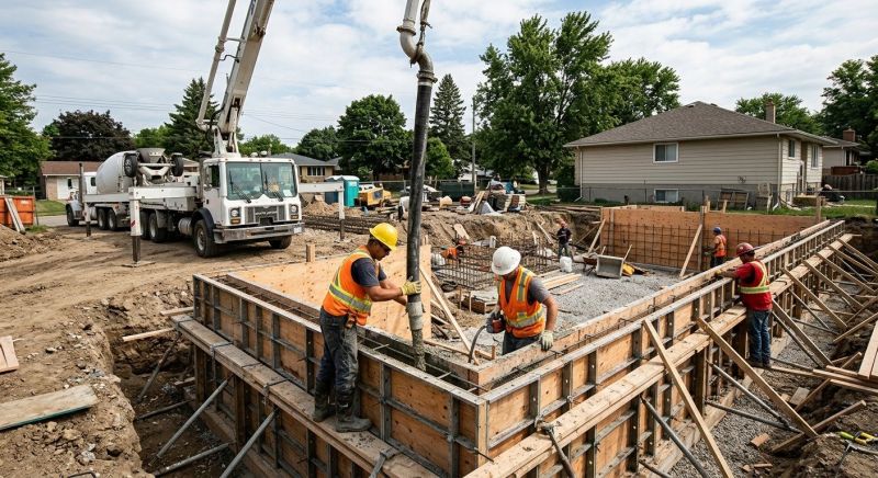 Concrete Foundation Pouring in Warner Robins, GA