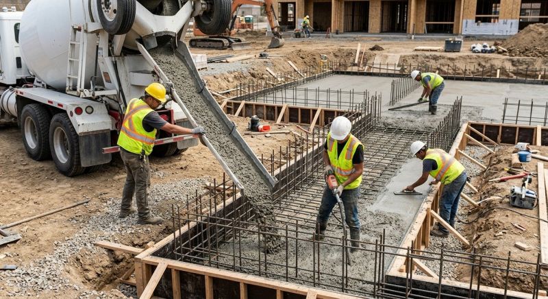 Concrete Foundation Pouring in Warner Robins, GA