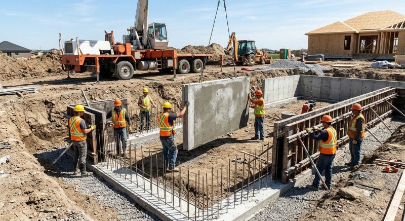 Foundation Wall Pouring in Warner Robins, GA